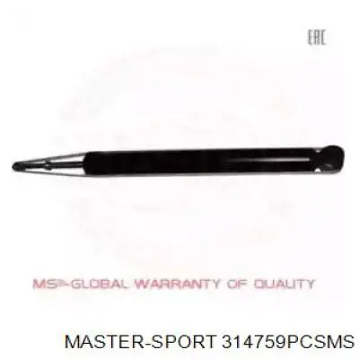 Амортизатор задний 314759PCSMS Master-sport