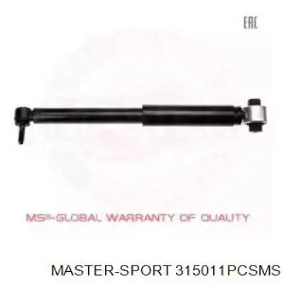 Амортизатор задний 315011PCSMS Master-sport