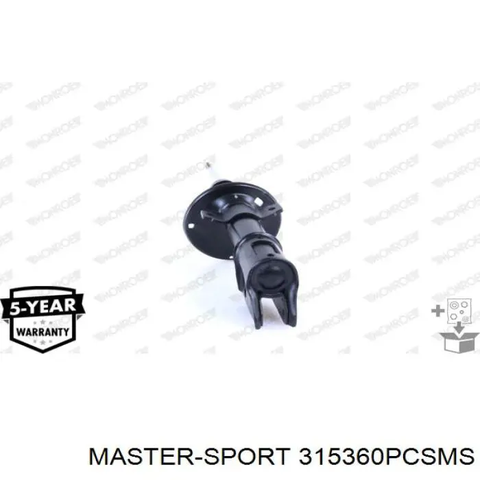Амортизаторы передние Master-sport 315360PCSMS