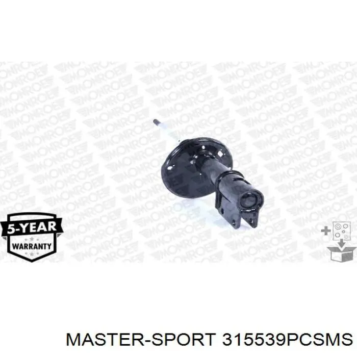 Амортизаторы передние Master-sport 315539PCSMS