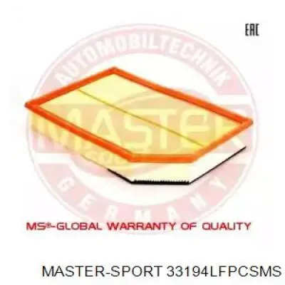 Воздушный фильтр 33194LFPCSMS Master-sport