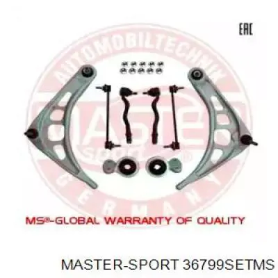 Ремкомплект передней подвески Master-sport 36799SETMS