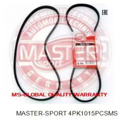 Ремень генератора 4PK1015PCSMS Master-sport