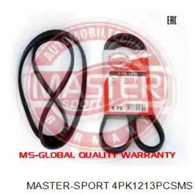 Ремень агрегатов приводной Master-sport 4PK1213PCSMS