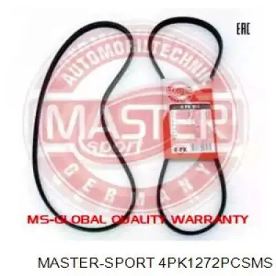 Ремень генератора 4PK1272PCSMS Master-sport