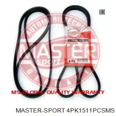 Ремень генератора 4PK1511PCSMS Master-sport