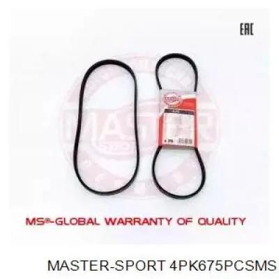 4PK675-PCS-MS Master-sport ремень генератора