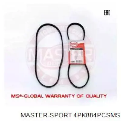 4PK884-PCS-MS Master-sport ремень генератора