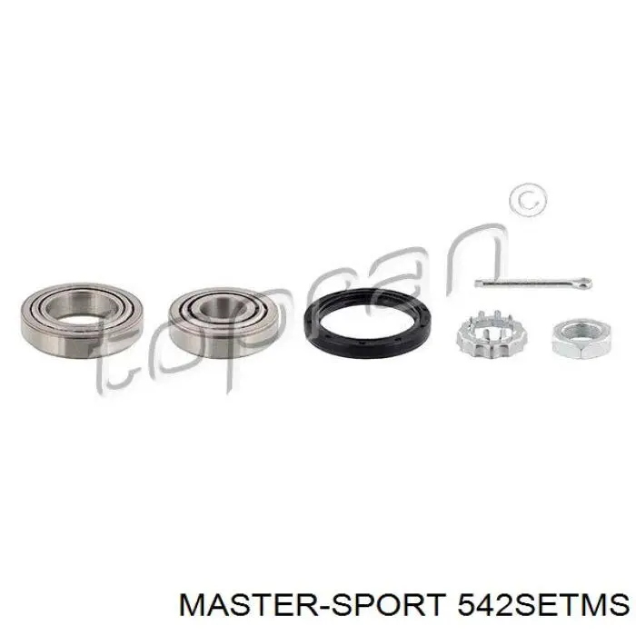 Подшипник задней ступицы 542SETMS Master-sport