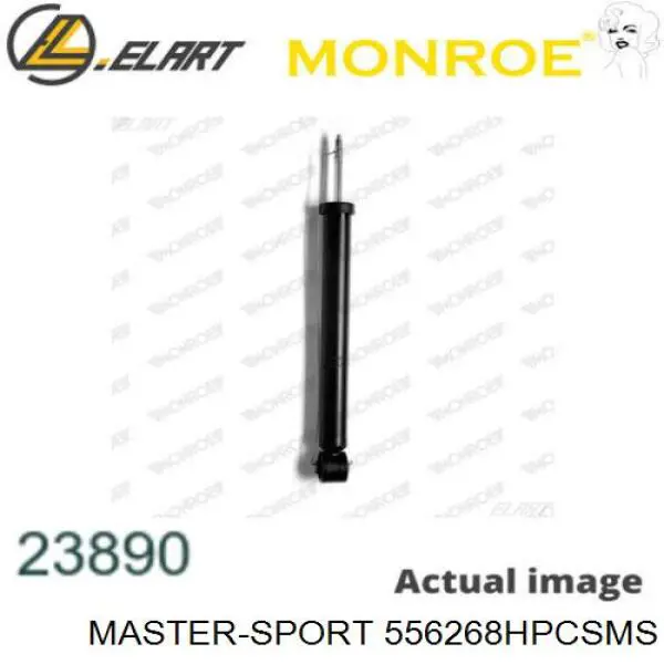 Купить 556268HPCSMS Master-sport Амортизатор задней подвески