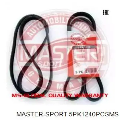 5PK1240PCSMS Master-sport ремень генератора