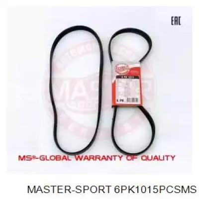 6PK1015-PCS-MS Master-sport ремень генератора