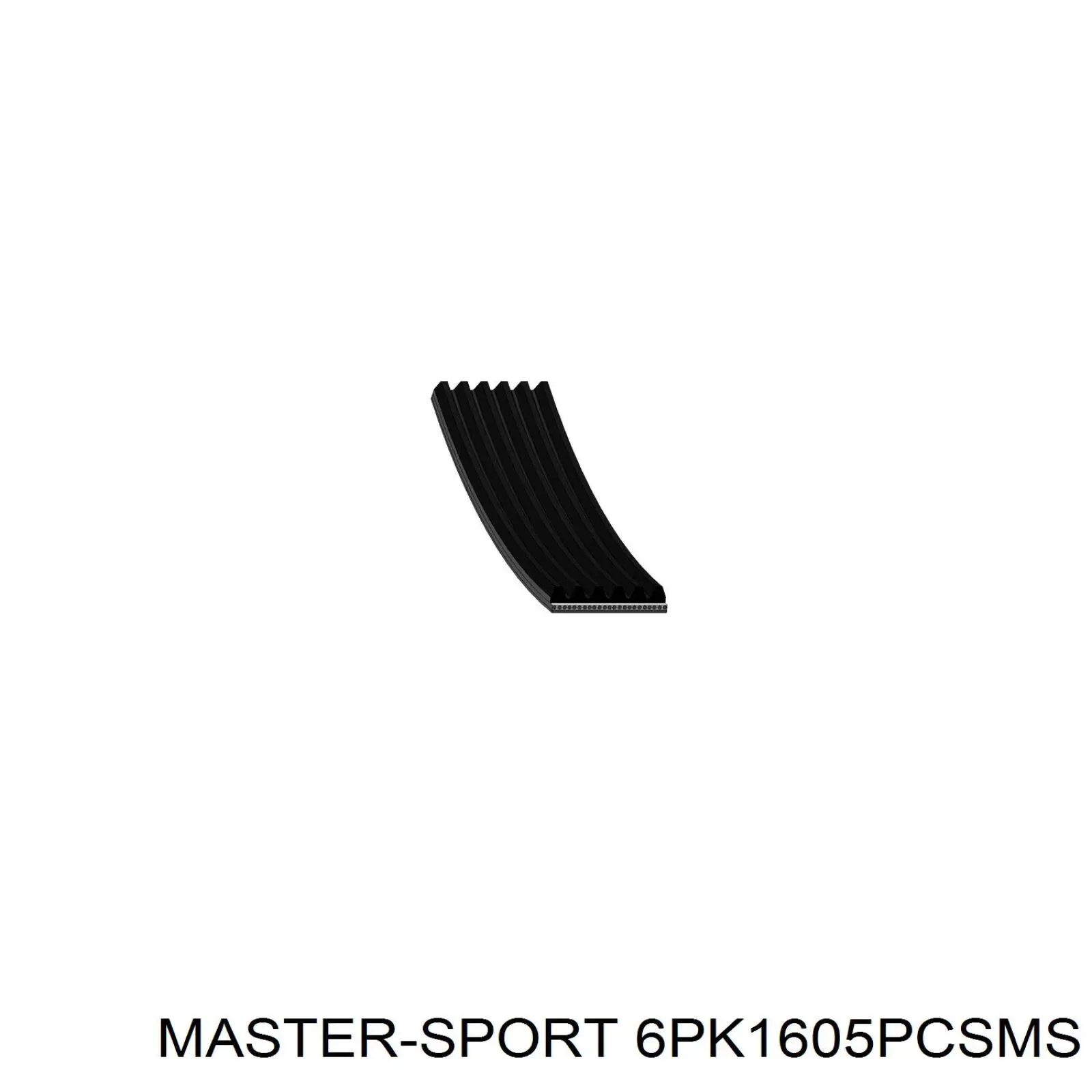 Ремень генератора 6PK1605PCSMS Master-sport