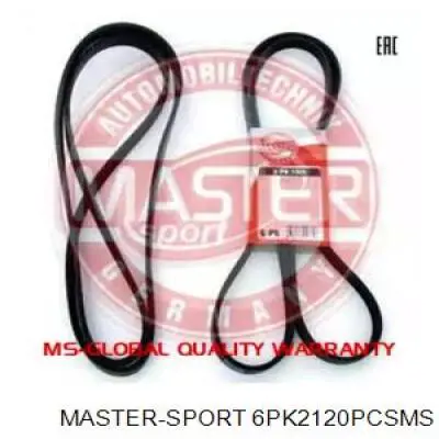 Ремень агрегатов приводной Master-sport 6PK2120PCSMS