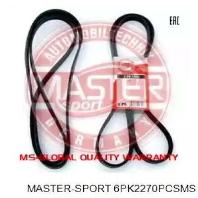 Ремень генератора 6PK2270PCSMS Master-sport