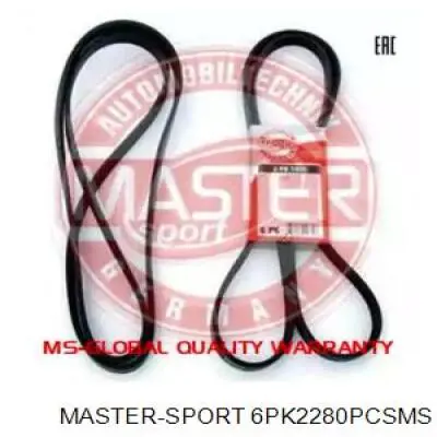 Ремень генератора 6PK2280PCSMS Master-sport