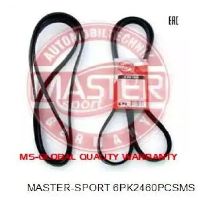 Ремень агрегатов приводной Master-sport 6PK2460PCSMS