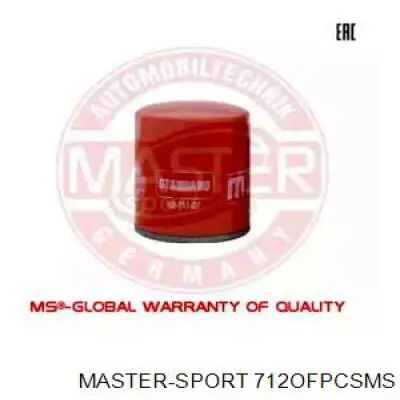 Масляный фильтр 712OFPCSMS Master-sport