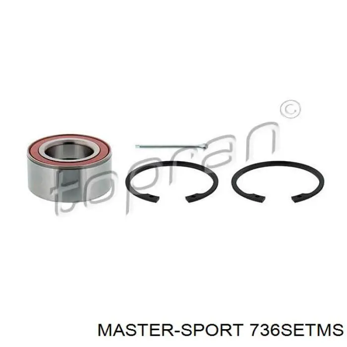 Подшипник ступицы 736SETMS Master-sport