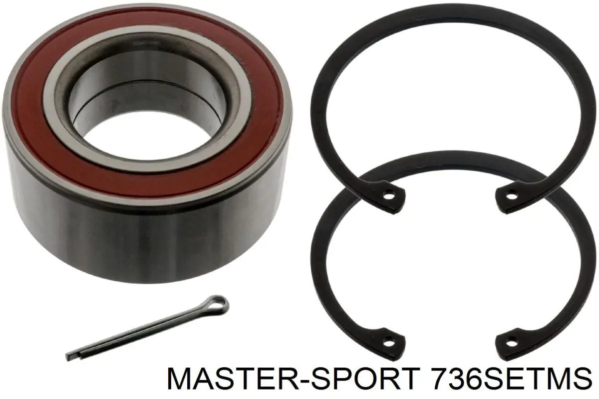 Комплект подшипника ступицы колеса Master-sport 736SETMS цена, от 10.43 USD