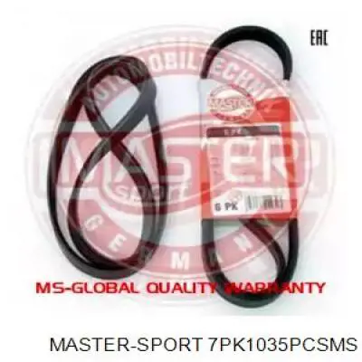 Ремень агрегатов приводной Master-sport 7PK1035PCSMS