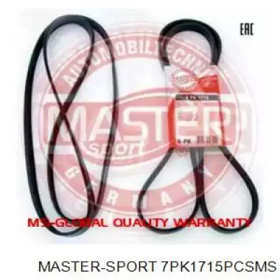 7PK1715PCSMS Master-sport ремень генератора