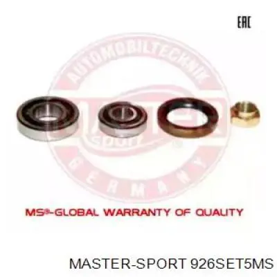 Подшипник ступицы 926SET5MS Master-sport