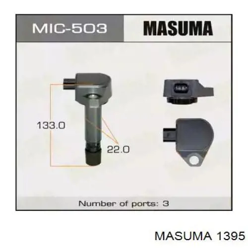 Ремень генератора 1395 Masuma