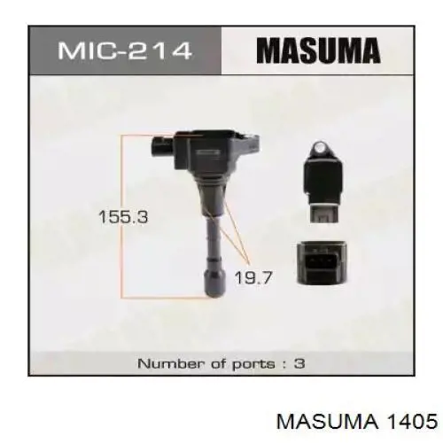 1405 Masuma ремень генератора