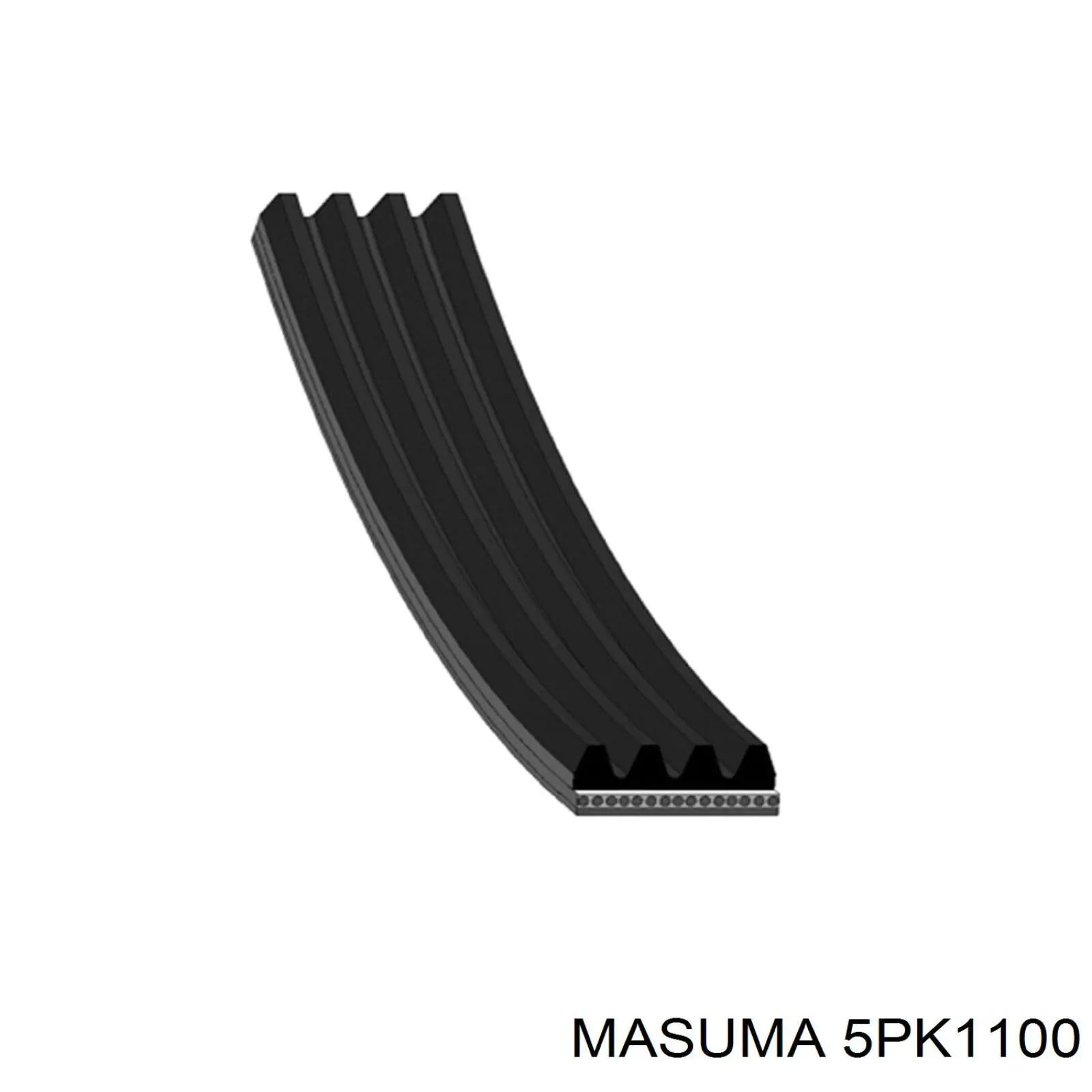Correa trapezoidal 5PK1100 Masuma