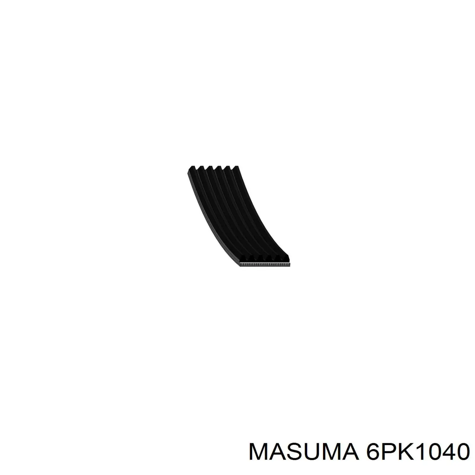 6PK1040 Masuma ремень генератора