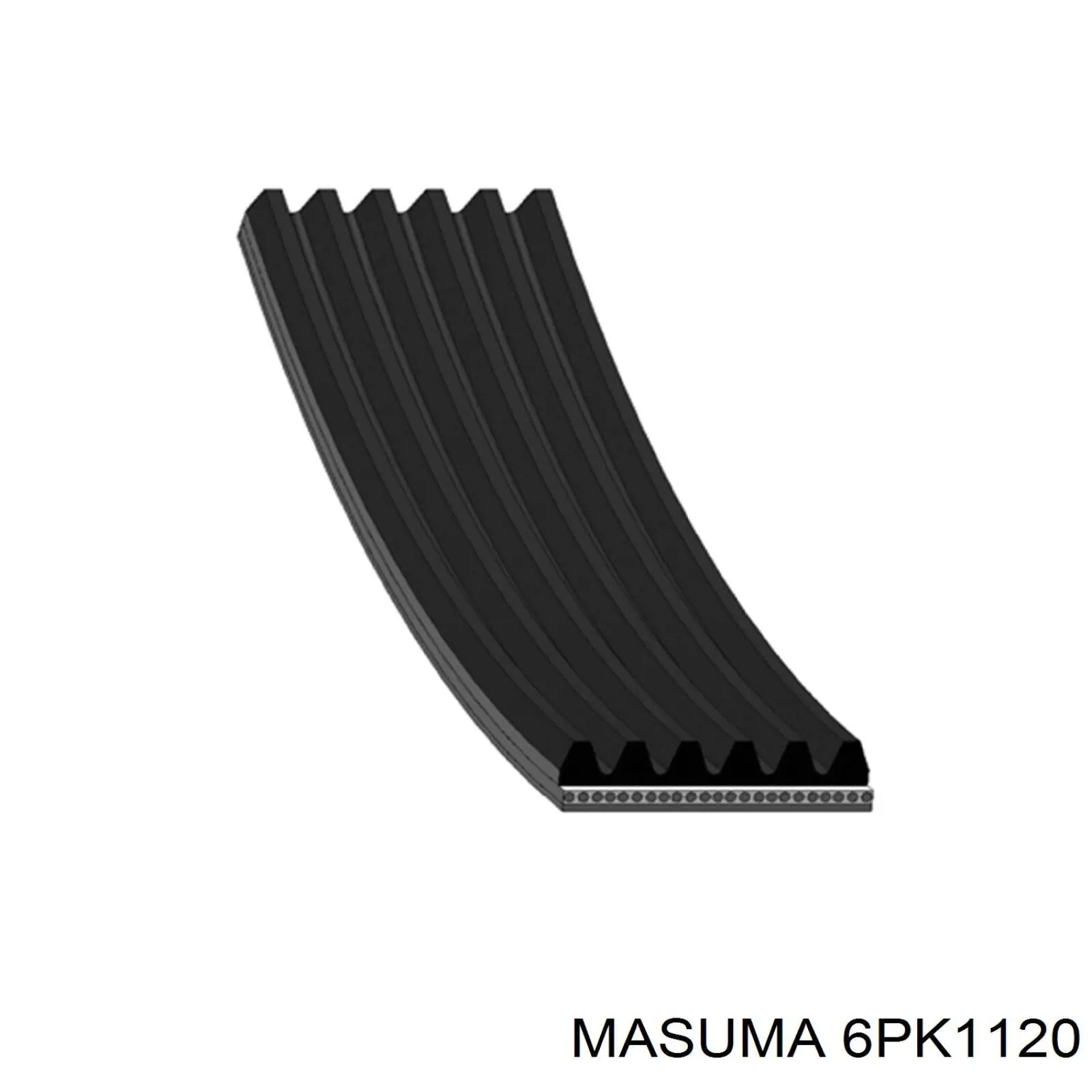 6PK1120 Masuma ремень генератора