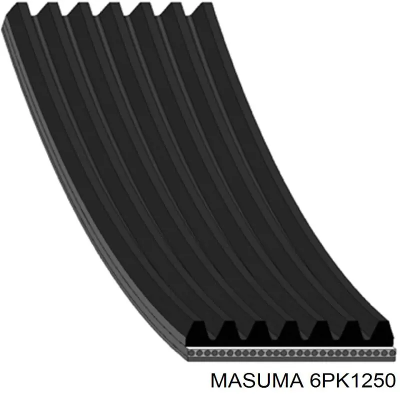 Купить 6PK1250 Masuma Ремень генератора