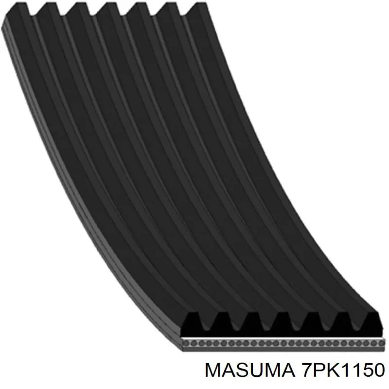 Клиновый ремень Masuma 7PK1150 цена, от 13.23 USD