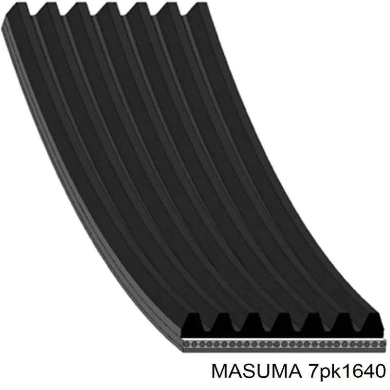 Ремень агрегатов приводной Masuma 7PK1640