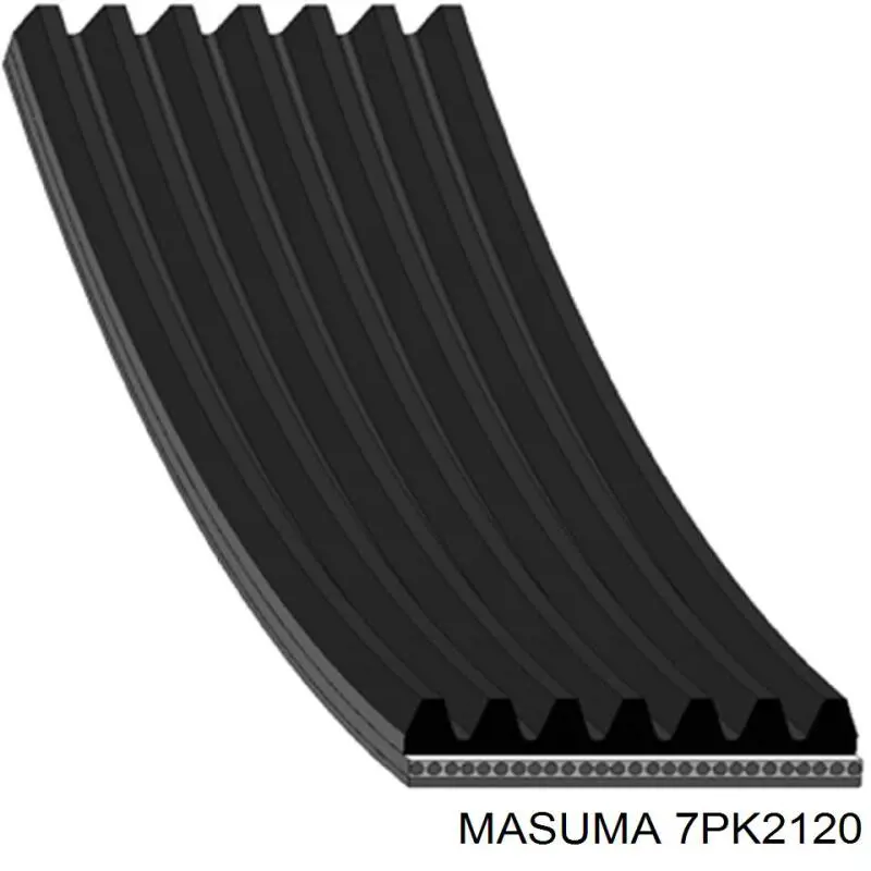 Ремень агрегатов приводной Masuma 7PK2120