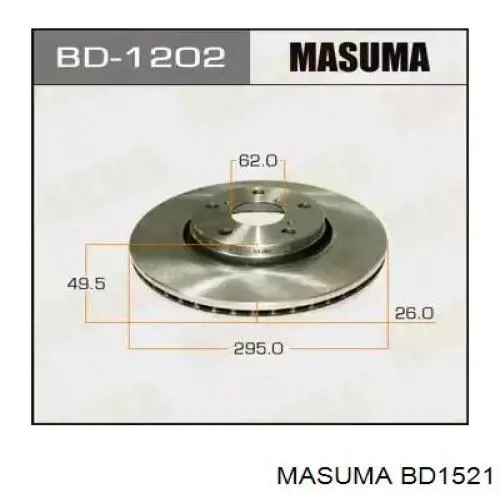 BD1521 Masuma Дисковый тормоз