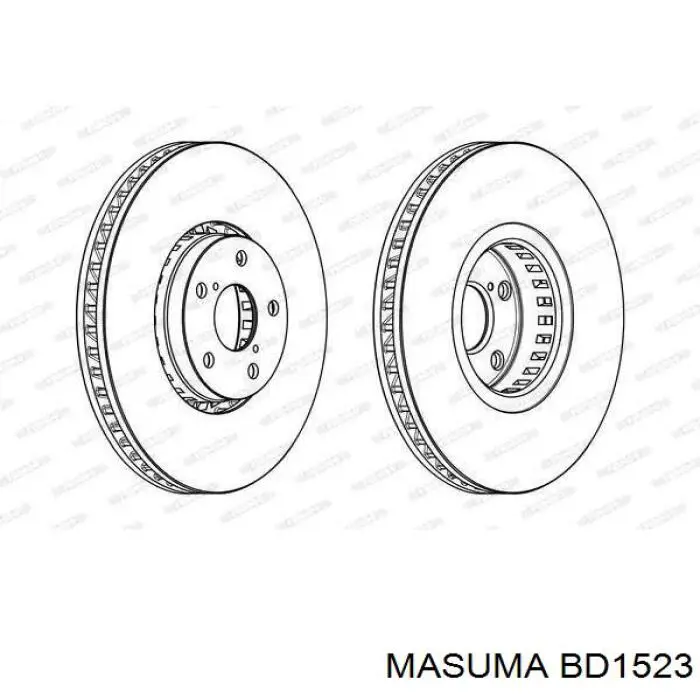 Купить BD1523 Masuma Ротор тормозной