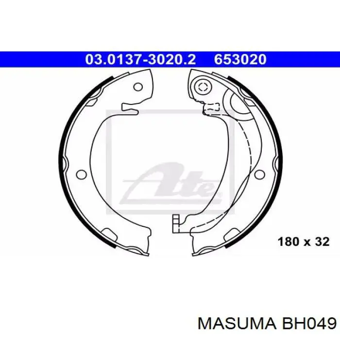 Шланг тормозной передний Mitsubishi MB857531