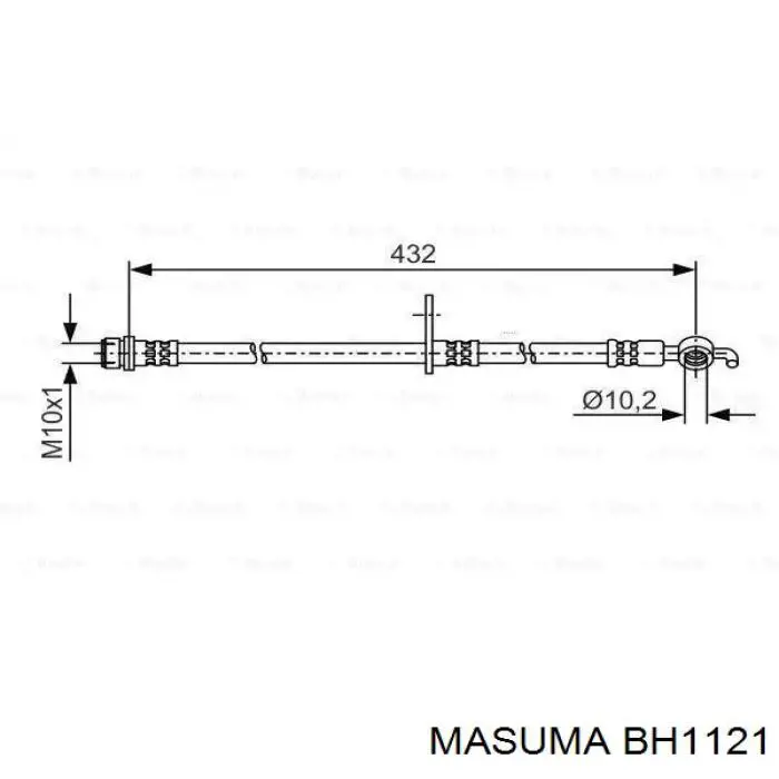 Тормозной шланг Starline HAEB12001 цена, от 5.50 USD