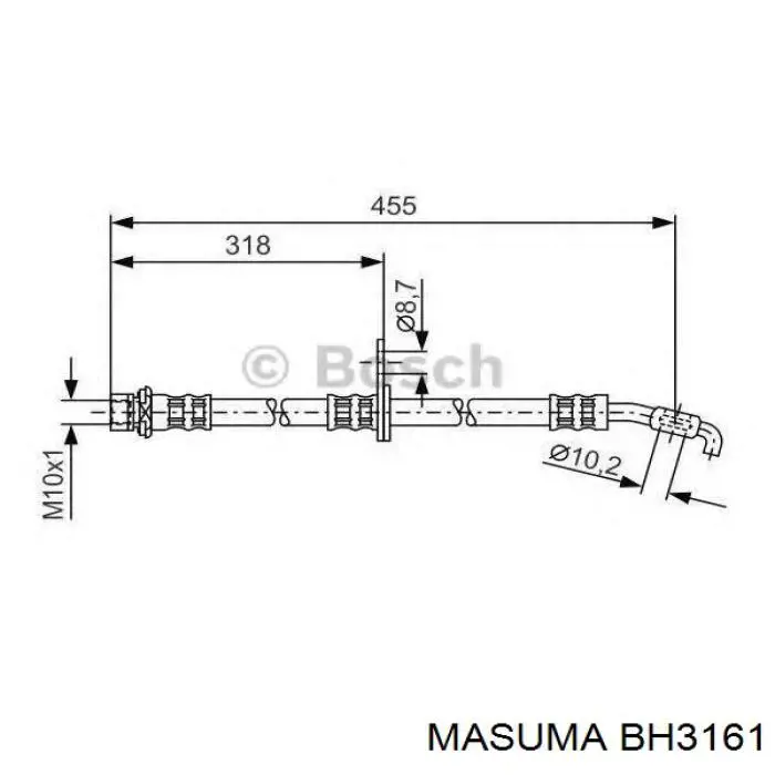 Тормозной шланг K&K FT2200 цена, от 12.13 USD