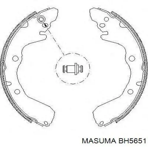 Шланг тормозной задний правый Masuma BH5651