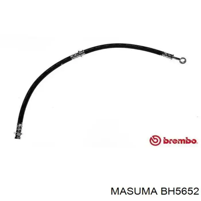 BH5652 Masuma шланг тормозной задний левый