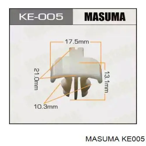 KE005 Masuma braçadeira (cápsula de fixação de moldura da porta)