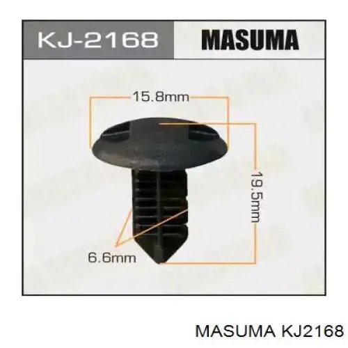 Пистон (клип) крепления подкрылка переднего крыла Masuma KJ2168