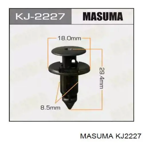 KJ2227 Masuma cápsula (prendedor de fixação de placas sobrepostas do acesso)