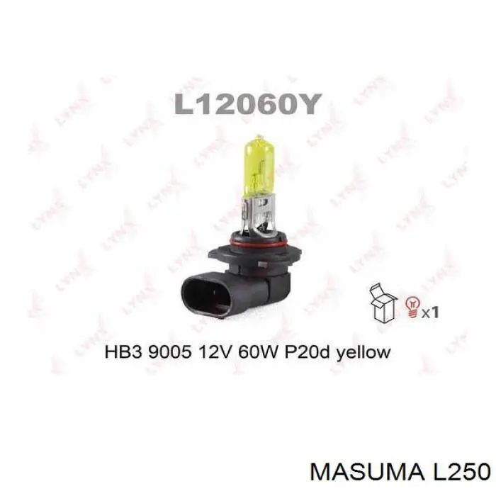 Лампочка галогенная L250 Masuma