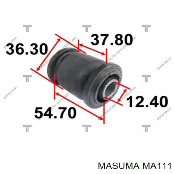 MA111 Masuma рычаг задней подвески нижний левый/правый