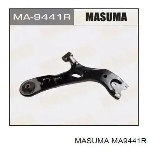 MA9441R Masuma рычаг передней подвески нижний правый