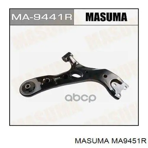 MA9451R Masuma рычаг передней подвески нижний правый